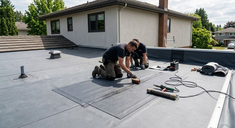 Rubber Roof Repair in Dresher, PA