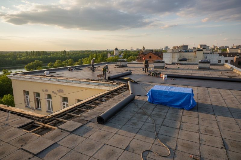 Single Ply Roof Replacement in Barto, PA