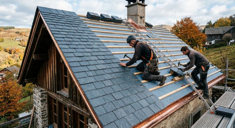 Slate Roof Installation in Fort Washington, PA