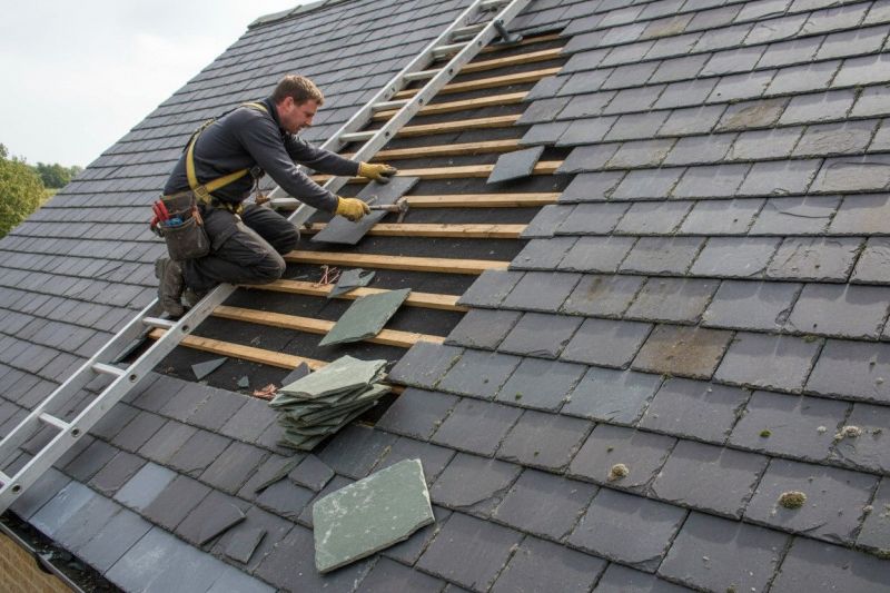 Slate Roof Repair in Chalfont, PA