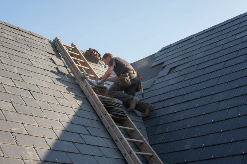 Slate Roof Repair in Green Lane, PA