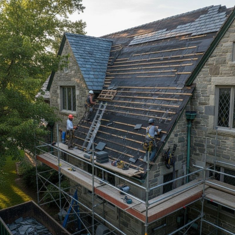 Slate Roof Replacement in Lansdale, PA