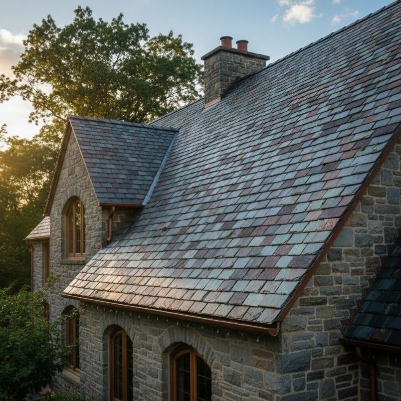 Slate Roof Replacement in Morrisville, PA