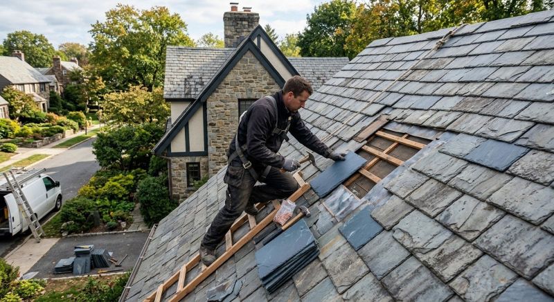 Slate Shingles Repair in Bensalem, PA