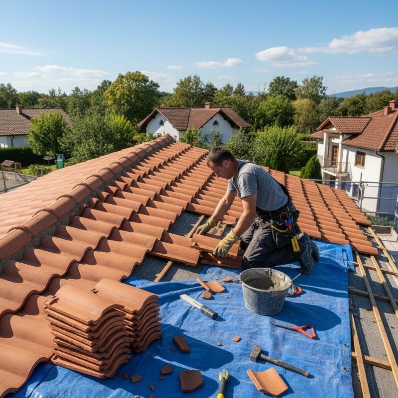 Spanish Tile Roof Repair in North Wales, PA