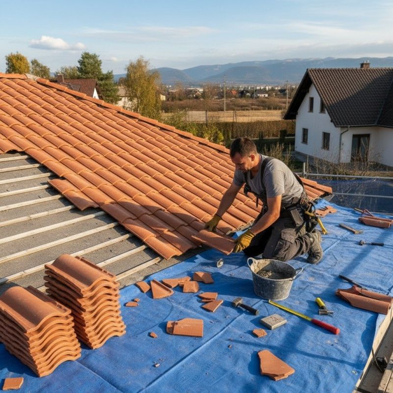 Spanish Tile Roof Repair in North Wales, PA