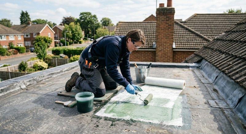 Synthetic Roof Repair in North Wales, PA
