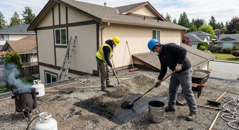 Tar And Gravel Roof Repair in Bristol, PA