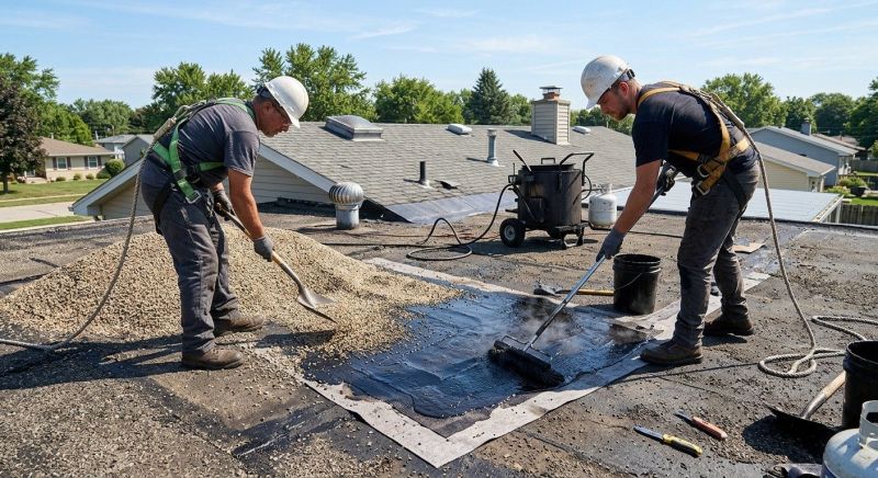Tar And Gravel Roof Repair in Fairless Hills, PA
