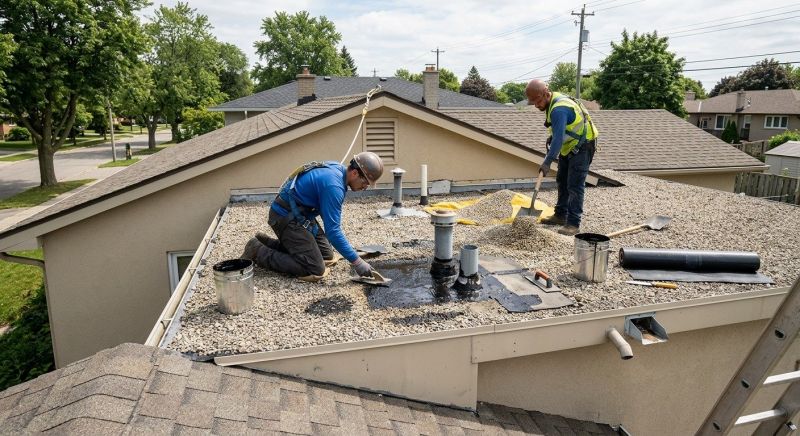 Tar And Gravel Roof Repair in Morrisville, PA