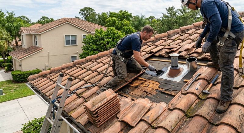 Tile Roof Repair in Broomall, PA