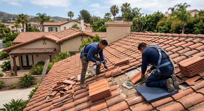 Tile Roof Repair in Doylestown, PA