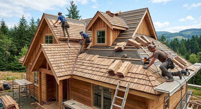 Wood Roofing Installation in Bryn Mawr, PA