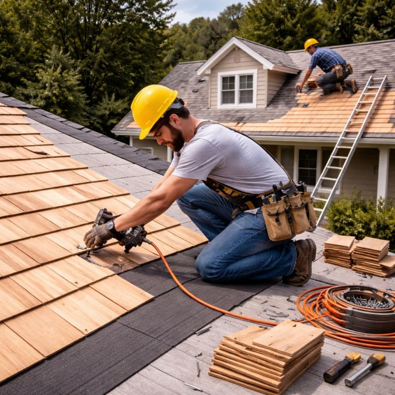 Wood Roofing Installation in Collegeville, PA