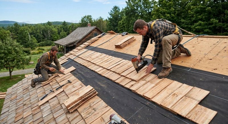 Wood Roofing Installation in Fort Washington, PA
