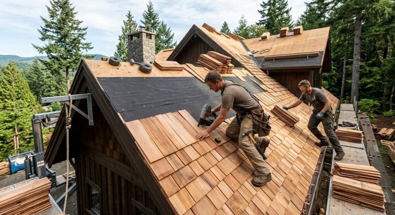 Wood Roofing Installation in Lansdowne, PA