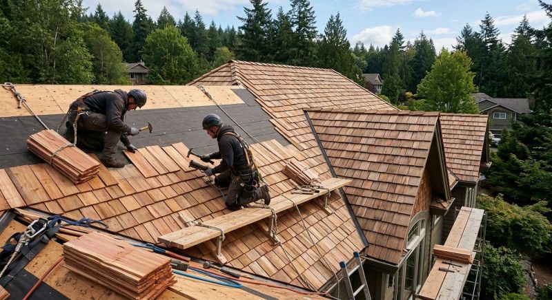 Wood Roofing Installation in Levittown, PA