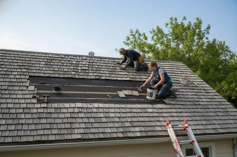 Wood Shake Roof Repair in Bucks County, PA