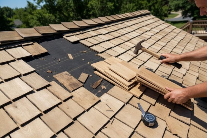 Wood Shake Roof Repair in Florence, NJ