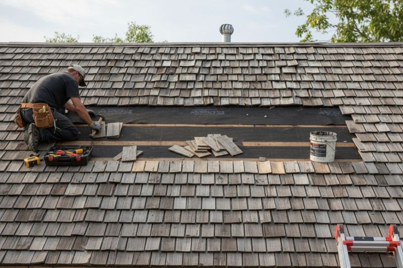 Wood Shake Roof Repair in Harleysville, PA