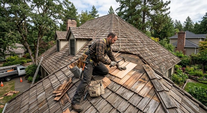 Wood Shake Roof Repair in Lafayette Hill, PA