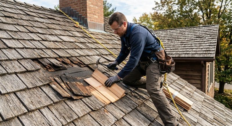 Wood Shake Roof Repair in Malvern, PA