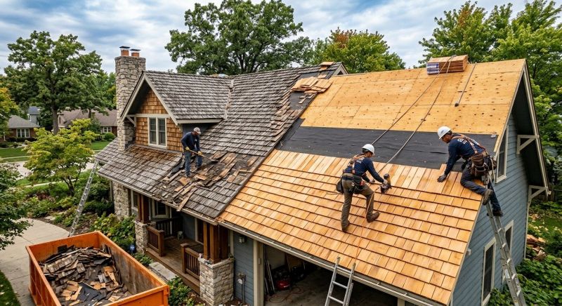Wood Shake Roof Replacement in Audubon, NJ