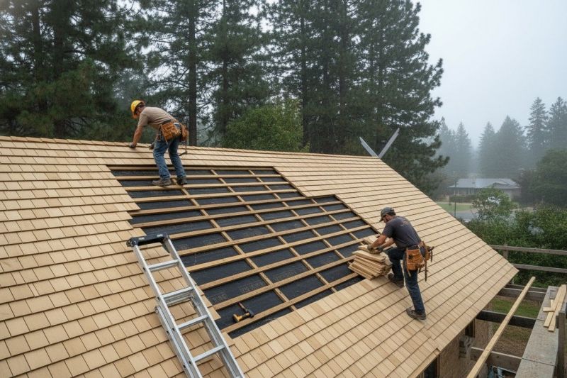 Wood Shingles Repair in Green Lane, PA